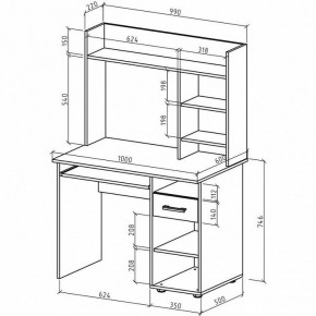 Стол письменный Остин в Верхней Пышме - verhnyaya-pyshma.mebel24.online | фото 3