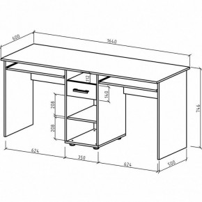 Стол письменный Остин в Верхней Пышме - verhnyaya-pyshma.mebel24.online | фото 3