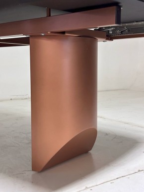 Стол ПУАНТО 200 TITANIUM LAWA NERO, керамика / МЕДЬ каркас М-City в Верхней Пышме - verhnyaya-pyshma.mebel24.online | фото 5