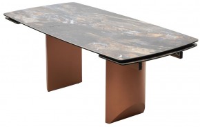 Стол ПУАНТО 200 TITANIUM LAWA NERO, керамика / МЕДЬ каркас М-City в Верхней Пышме - verhnyaya-pyshma.mebel24.online | фото 8