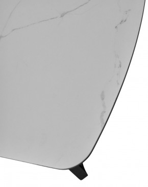 Стол RASMUS 160 TL-45 Белый мрамор, испанская керамика / черный каркас, ®DISAUR в Верхней Пышме - verhnyaya-pyshma.mebel24.online | фото 6