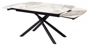 Стол RIVOLI 140 GLOSS LUXURY PANDORA SOLID CERAMIC / BLACK, ®DISAUR в Верхней Пышме - verhnyaya-pyshma.mebel24.online | фото 6