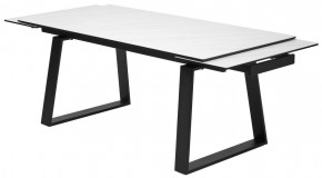 Стол VASTO 180 MARBLES KL-99 Белый мрамор матовый, итальянская керамика/ черный каркас, ®DISAUR в Верхней Пышме - verhnyaya-pyshma.mebel24.online | фото 6