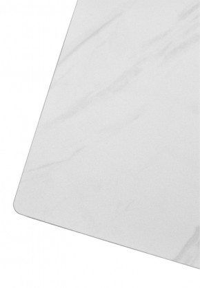 Стол VASTO 180 MARBLES KL-99 Белый мрамор матовый, итальянская керамика/ черный каркас, ®DISAUR в Верхней Пышме - verhnyaya-pyshma.mebel24.online | фото 7