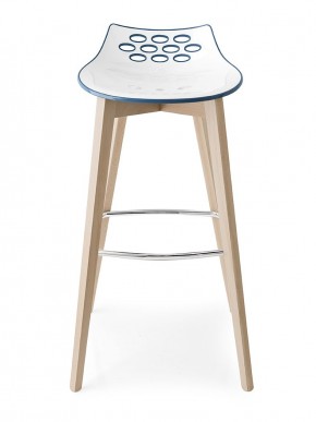 Стул JAM W CB/1487, ash.P12 smoke/ P799-P12P WHITE/ GLOSSY SKY BLUE в Верхней Пышме - verhnyaya-pyshma.mebel24.online | фото