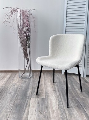 Стул RIYA UF992-01 Белый, teddy / черный каркас М-City в Верхней Пышме - verhnyaya-pyshma.mebel24.online | фото 3