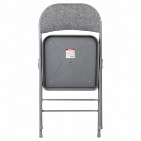 Стул складной BRABIX "Golf Plus CF-003 КОМФОРТ", серый каркас, серая ткань, 532890 в Верхней Пышме - verhnyaya-pyshma.mebel24.online | фото 3