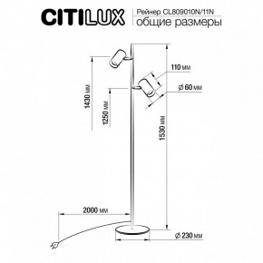 Торшер Citilux Twin CL809010N в Верхней Пышме - verhnyaya-pyshma.mebel24.online | фото 5