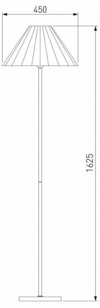 Торшер Eurosvet Peony 01133/1 хром/графит в Верхней Пышме - verhnyaya-pyshma.mebel24.online | фото 3