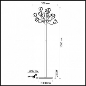 Торшер Odeon Light Gardi 5090/12F в Верхней Пышме - verhnyaya-pyshma.mebel24.online | фото 5