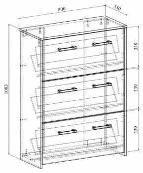 Тумба для обуви Агата АТ-1 в Верхней Пышме - verhnyaya-pyshma.mebel24.online | фото 4