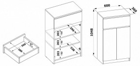 Тумба для обуви ТП-12 в Верхней Пышме - verhnyaya-pyshma.mebel24.online | фото 4