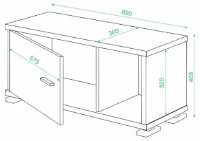 Тумба комбинированная Домино СБ-30/1 в Верхней Пышме - verhnyaya-pyshma.mebel24.online | фото 2