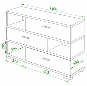 Тумба комбинированная Домино СБ-40/3-ПВК в Верхней Пышме - verhnyaya-pyshma.mebel24.online | фото 2
