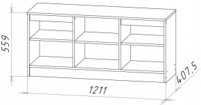 НИЦЦА-9 Тумба под ТВ (НЦ.09) в Верхней Пышме - verhnyaya-pyshma.mebel24.online | фото 2