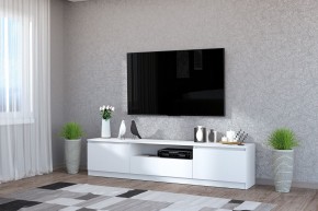 Тумба под ТВ "Хилтон" (Белый текстурный) в Верхней Пышме - verhnyaya-pyshma.mebel24.online | фото