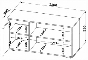 Тумба под ТВ Т-2 в Верхней Пышме - verhnyaya-pyshma.mebel24.online | фото 7