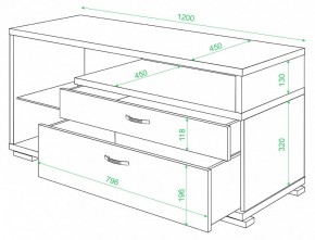 Тумба под ТВ ТК-10 М в Верхней Пышме - verhnyaya-pyshma.mebel24.online | фото 2