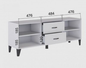 Тумба под ТВ ТВМ-6 (белый) в Верхней Пышме - verhnyaya-pyshma.mebel24.online | фото 2