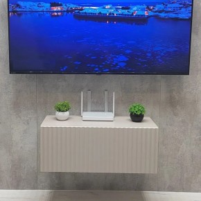 Тумба подвесная под ТВ LINES MTV1-MA 750 Бежевый (Леда-М 10.1.5) в Верхней Пышме - verhnyaya-pyshma.mebel24.online | фото 5