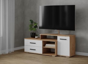 Тумба ТВ Парус-3 Дуб крафт золотой/Белый в Верхней Пышме - verhnyaya-pyshma.mebel24.online | фото