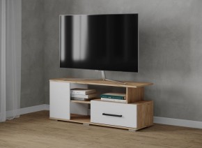 Тумба ТВ Парус-4 Дуб крафт золотой/Белый в Верхней Пышме - verhnyaya-pyshma.mebel24.online | фото