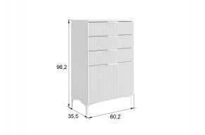 ЗЕФИР Гостиная К2 (белое дерево/черный муар) в Верхней Пышме - verhnyaya-pyshma.mebel24.online | фото 2