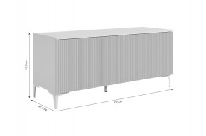 ЗЕФИР Гостиная К2 (белое дерево/черный муар) в Верхней Пышме - verhnyaya-pyshma.mebel24.online | фото 4